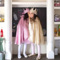 Gracious Gold Sequins Cape, Size 5-6