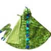 Green/Blue Dragon Cape with Claws - Size 5-6 Years