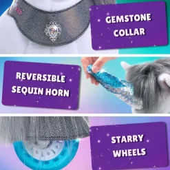 Grey Unicorn Model Y Ride on Toy - 3-4 Years