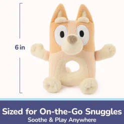 GUND Bingo Plush Ring Rattle - 6”