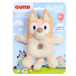 GUND Bingo Plush Ring Rattle - 6”