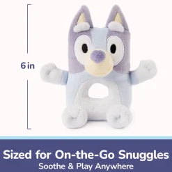GUND Bluey Plush Ring Rattle - 6”
