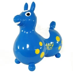 Gymnic Blue Rody Horse Max Inflatable Bouncer Ride-on (with Hand Pump)