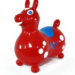 Gymnic Red Rody Horse Max Inflatable Bouncer Ride-on (with Hand Pump)
