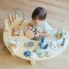 Hi-Lo Wood Activity Table