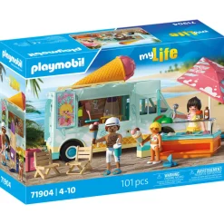 Ice Cream Truck with Surf Shop Playset