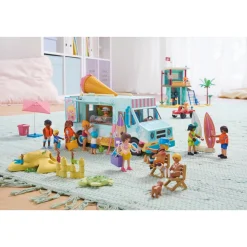 Ice Cream Truck with Surf Shop Playset