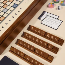 3-in-1 Premium Game Collection Scrabble Trivial Pursuit and Cribbage