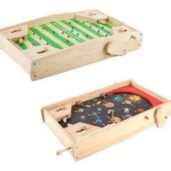 2 in 1 Tabletop Game: Pinball & Soccer