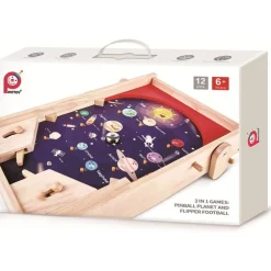 2 in 1 Tabletop Game: Pinball & Soccer