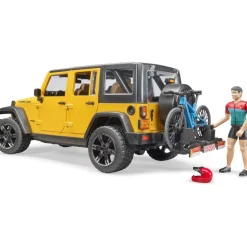 Jeep Wrangler Rubicon with Mountain Bike & Figurine