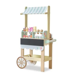 Jolly Pals Wood Ice Cream Stand with 33 Accessories and Chalkboard