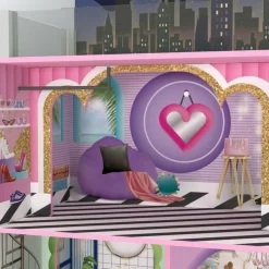Kids Dreamland Sunset 3-Level Dollhouse Set for 12" Dolls