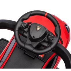 Lamborghini 3-in-1 Push Ride On Toy Car - Red