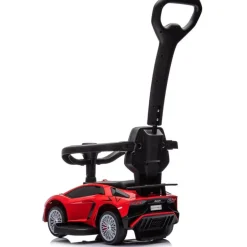 Lamborghini 3-in-1 Push Ride On Toy Car - Red