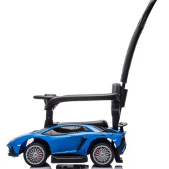 Lamborghini 3-in-1 Push Ride On Toy Car - Blue
