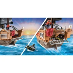 Large Pirate Ship Playset