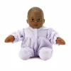 Lavender Check Huggums Doll - Dark Skin Tone