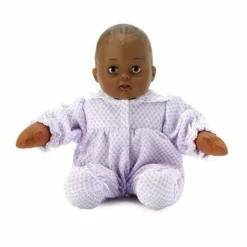 Lavender Check Huggums Doll - Dark Skin Tone