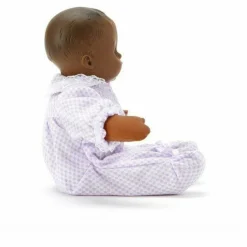 Lavender Check Huggums Doll - Dark Skin Tone