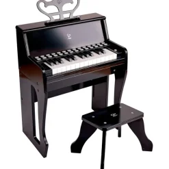 Learn with Lights Black Piano & Stool