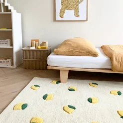 Lemons Rug - Cream & Yellow