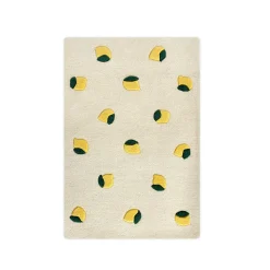 Lemons Rug - Cream & Yellow