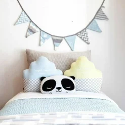 Light Blue Cupcake Pillow