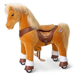Light Brown Horse Model Y Ride on Toy - 4-7 Years