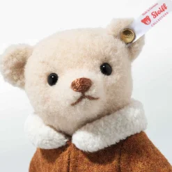 Limited Edition Mama Teddy Bear and Cub Plush on the Holly Express