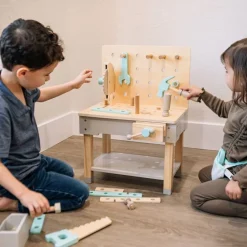 Little Builder Wooden Construction Workbench