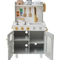 Little Chef Memphis Play Kitchen - Gray/Gold