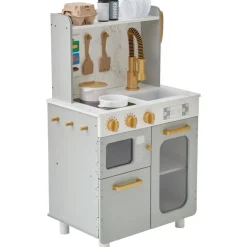 Little Chef Memphis Play Kitchen - Gray/Gold