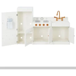 Little Chef Paris Complete Kitchen Playset - White/Rose Gold