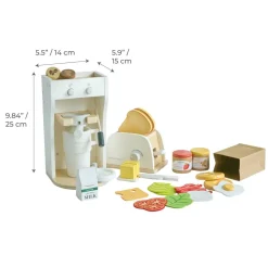 Little Chef Santa Barbara Wooden Healthy Breakfast to Go