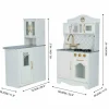 Little Chef Upper East Retro Play Kitchen - White / Gold