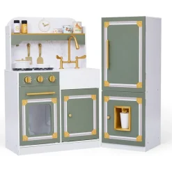 Little Chef Versailles Deluxe Play Kitchen - Olive Green