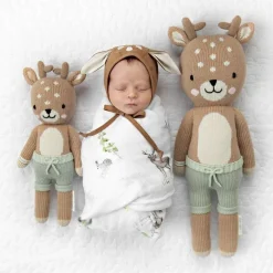 Little 13" Elliott the Fawn Hand-Knit Doll