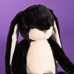 Little Floppy Nibble Bunny Plush - Black