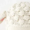 Little 13" Lucy the Lamb (Pastel) Hand-Knit Doll