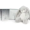 Little Nibble Bunny (Gray) Book & Plush Bundle