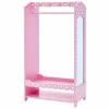 Little Princess Bella Clothing Rack with Storage - Pink