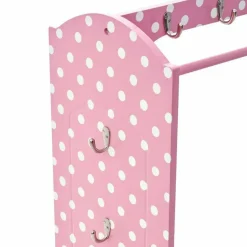Little Princess Bella Clothing Rack with Storage - Pink