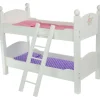 Little Princess 18" Doll Double Bunk Bed - Grey