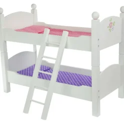 Little Princess 18" Doll Double Bunk Bed - Grey