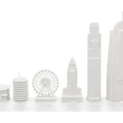 Los Angeles Edition Acrylic Chess Set with Wood Map Board