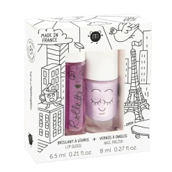 Lovely City Nail Polish & Lip Gloss Set