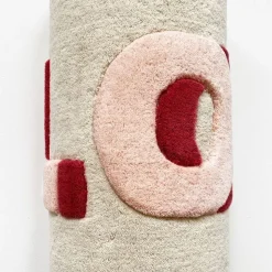 Love Rug - Cream/Red