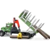 Mack Granite Timber Truck with Loading Crane & 3 Trunks