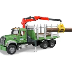 Mack Granite Timber Truck with Loading Crane & 3 Trunks